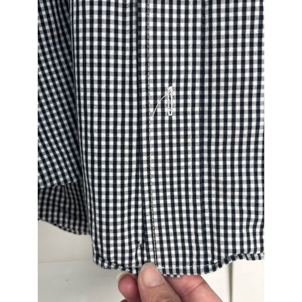 Imperfect Mens Gingham Button Down Shirts Bundle Red Black Long Sleeve 2XL‎ IZOD - Picture 5 of 16